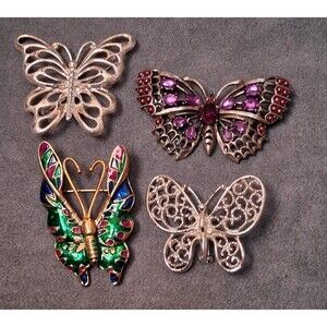 Vintage Butterfly Brooch Buncle (4) Monet Gerrys